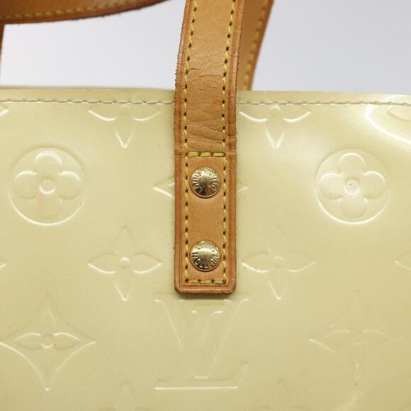 Louis Vuitton Monogram Vernis Reade PM M91336 Women LOUIS VUITTON Monogram Vernis Reade PM Hand Bag Perle M91336